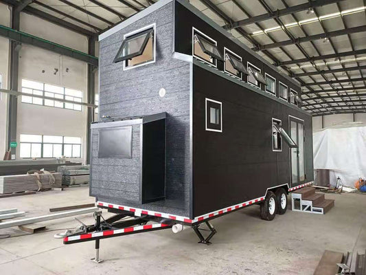 Castle-To-Go Trailer House: Model TH0054.  Customizable & Delivered to You Fully Equipped & Furnished To Your Requests.